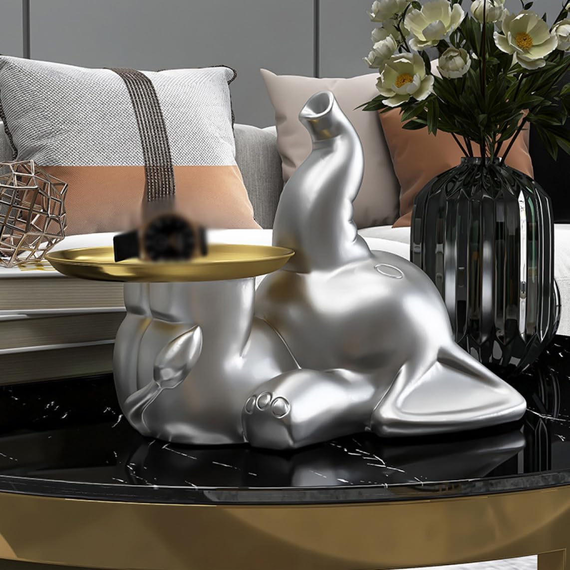 インテリア置物　おしゃれ Amazon.co.jp: JAnjiaLxY 玄関 インテリア 象の置物 おしゃれ 小物